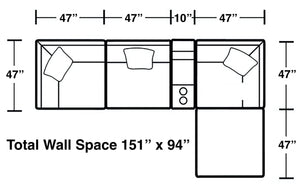 Posh - Modular Sectional And Ottoman