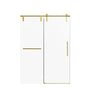 Frameless Single Sliding Shower Doors With Towel Rail & Handle