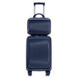 14'/20' ABS 2-Piece Spinner Wheel Luggage Set with Combination Lock