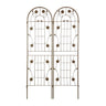Metal Garden Trellis Rustproof Trellis For Climbing Plant Outdoor Flower Support