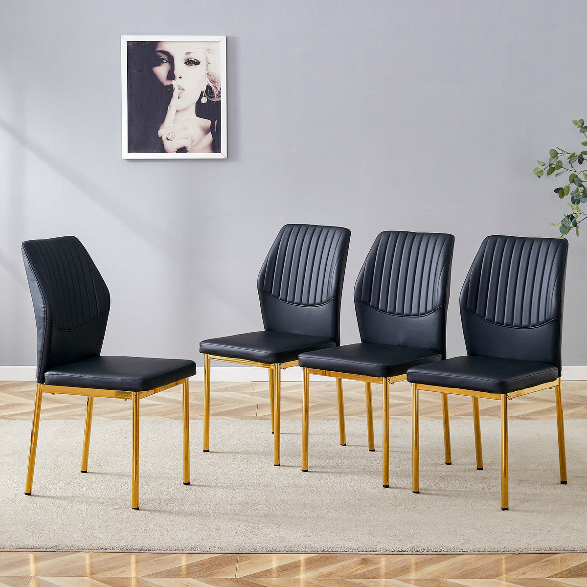 4-Piece Set of Premium Seating for Dining