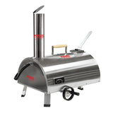 Outdoor Manual Rotating Pizza Oven – Portable Wood-Fired Oven