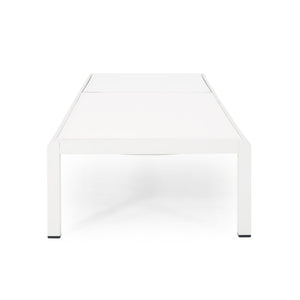 Outdoor Patio Chaise Lounge With 5 Reclining Positions