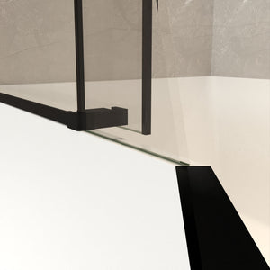 Frameless Sliding Bathtub Door With Frame