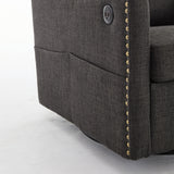 Cooper Ultimate Swivel Lounge Chair With USB Charging