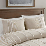 King 3 Piece Cotton Yarn Dyed Comforter Set