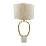D14x28.5'-Oval-Shape-Cut-Out-Metal-Table-Lamp-with-Cream-Linen-Shade-