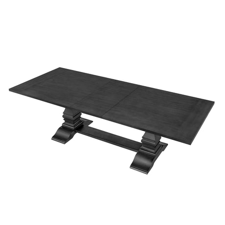 Extendable Wooden Dining Table, Seats 6