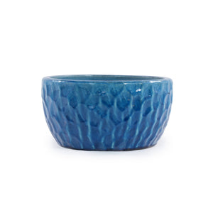 Handmade Ceramic Planter Set of 3 in Glossy Lake