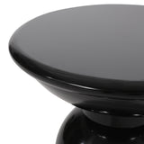 Modern pedestal side table set