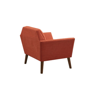 Modern Lounge Chair With Button Tufting