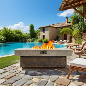 Tabletop Propane Fire Pits - 56 x 23 in