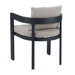 Outdoor Patio 7PCS Dining Set with Aluminum Chairs and Acacia Wood Table
