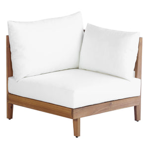 TOPMAX 8-Piece Acacia Wood Outdoor Patio Sofa Set