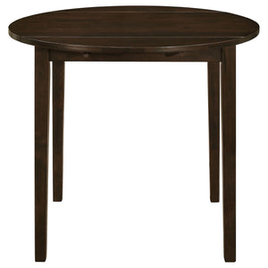 3 Piece Dining Set With Drop Leaf Table And Upholstered Chairs