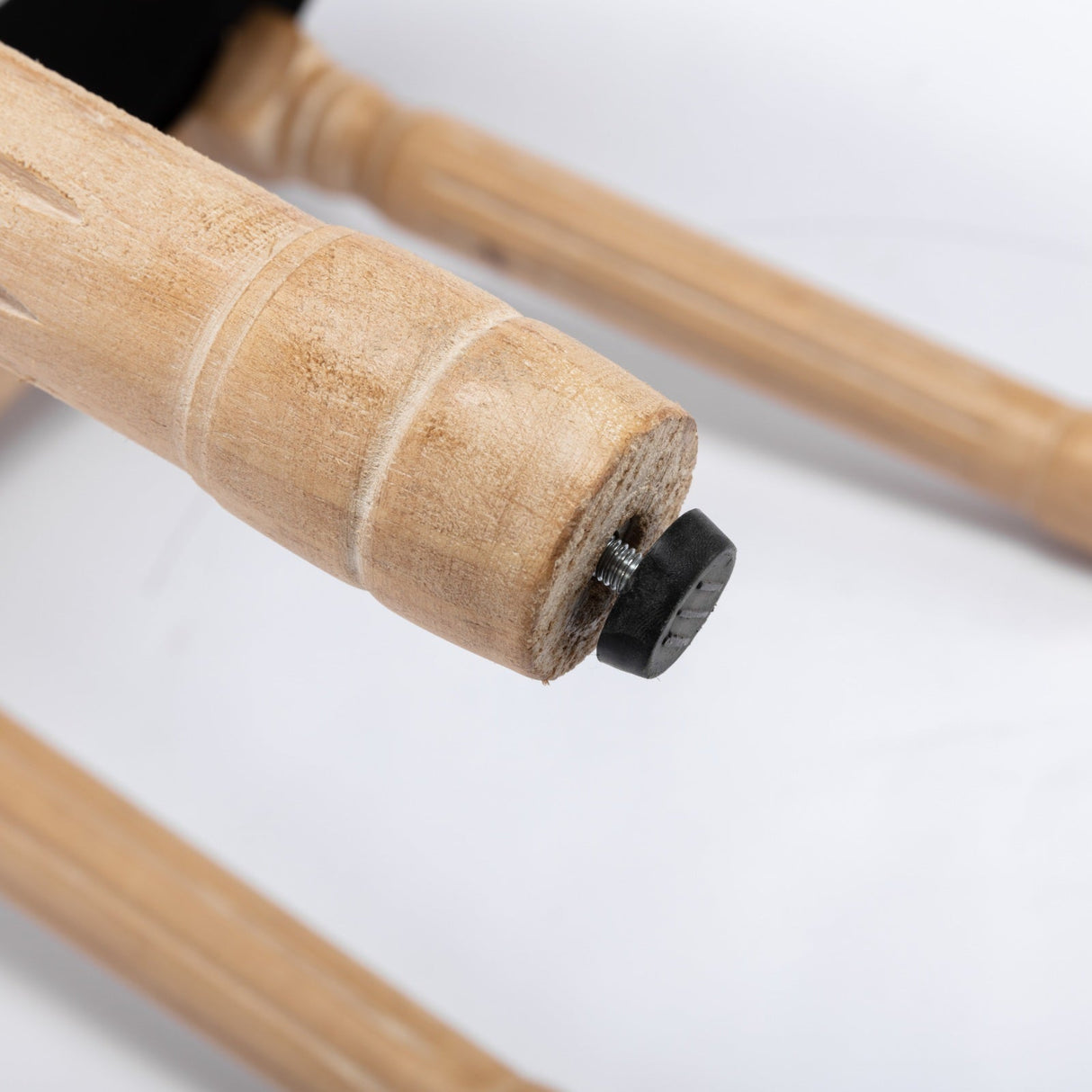 French Style Solid Wood Frame Linen Back Dining Chair Set of 2