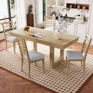 Upholstered Armless Chairs With High Ladder Back