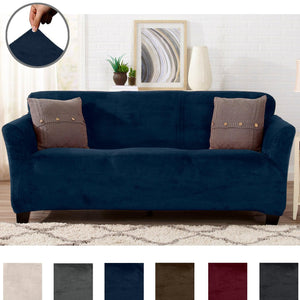 Velvet Stretch Slipcover - Gale Collection