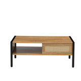 Modern Rattan Coffee Table 40.16 Inches