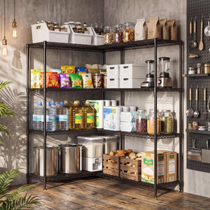 4 Tiers Metal Storage Shelves
