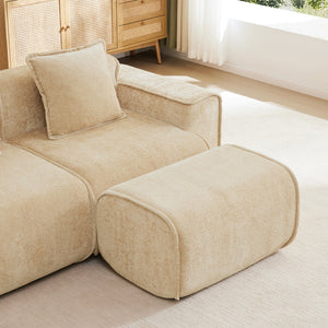 Streamlined Design Modular 2 Seat L Shape Sectional Sofa