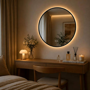 24" Round Bathroom Mirror