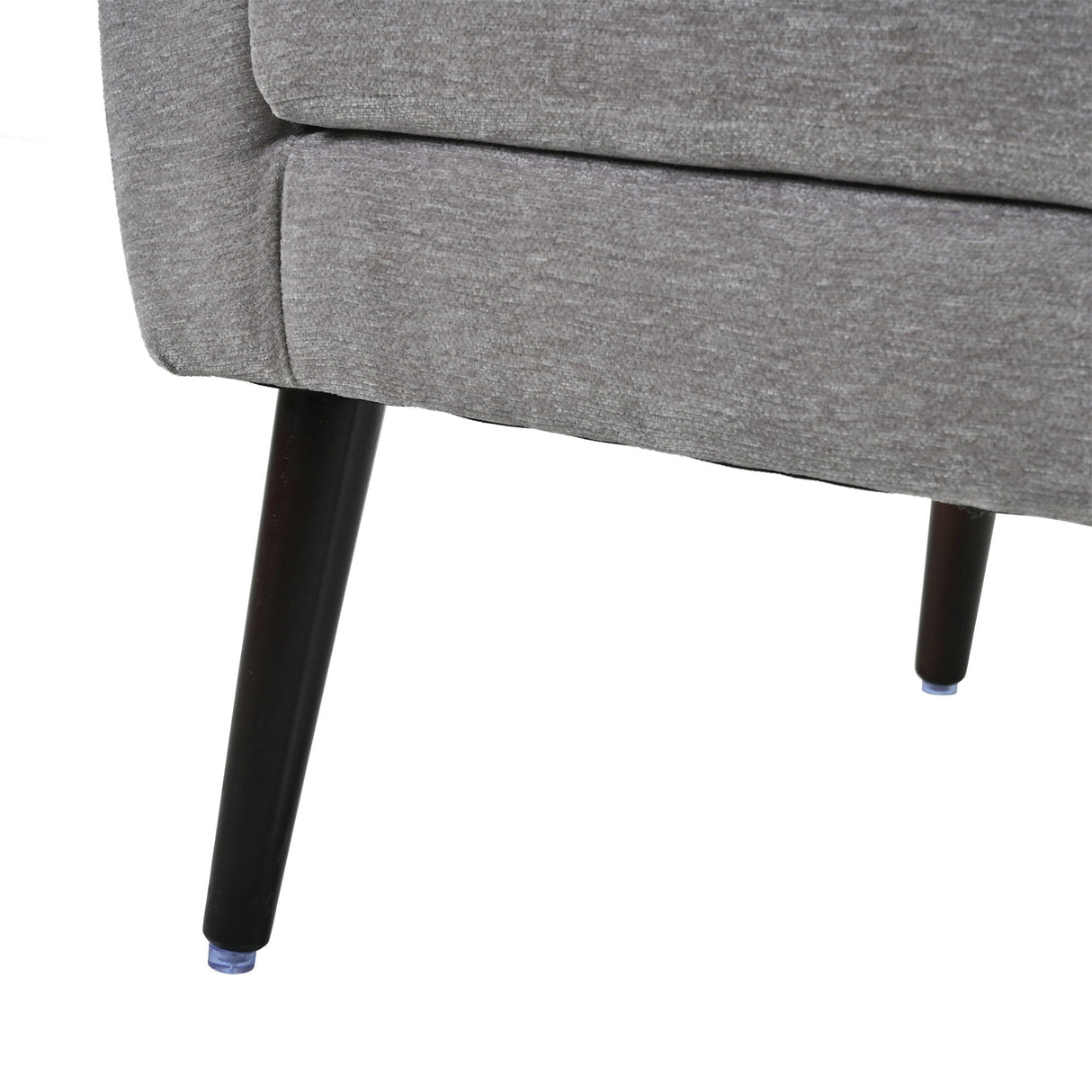 Modern Accent Chair, Arm Chairs For Living Room, Upholstered Mordern Armchair, Comfy Soft Padded Lounge Chair In Small Space, Bedroom, With Pillow, Solid Wood Leg