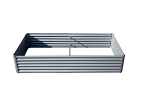6x3x1ft Galvanized Raised Garden Bed