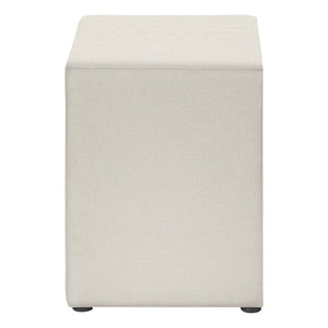 Nightstand, Storage Drawer Versatile Use, Upholstered, Transitional