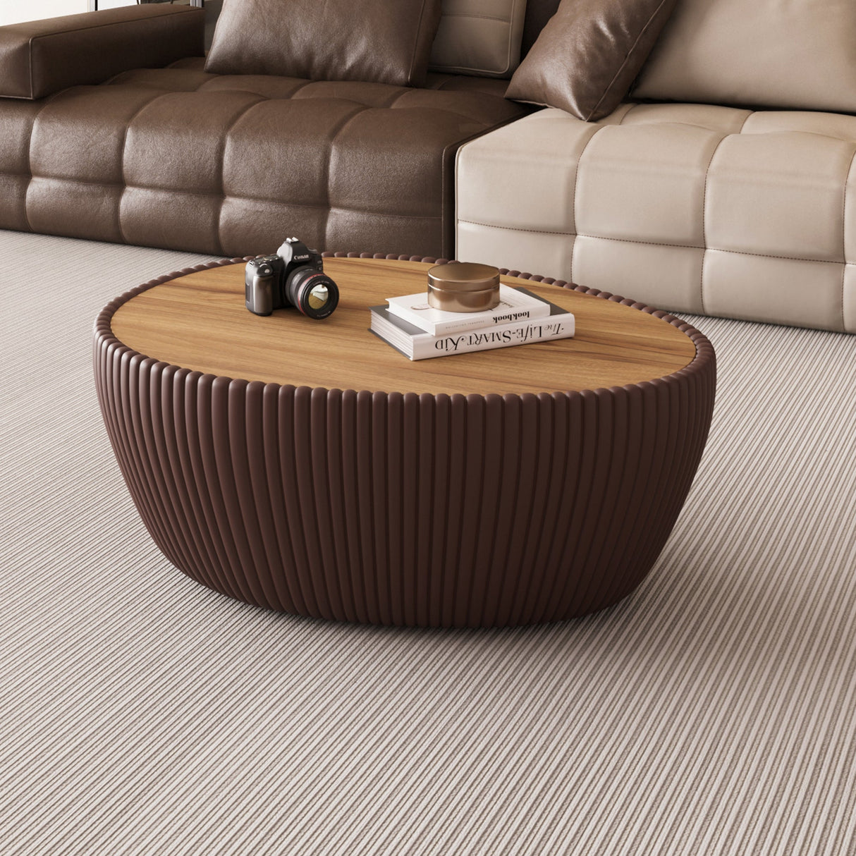 Goose Egg Shaped Coffee Table