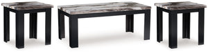 Jazmore - Occasional Table Set (Set of 3) - Dark Brown
