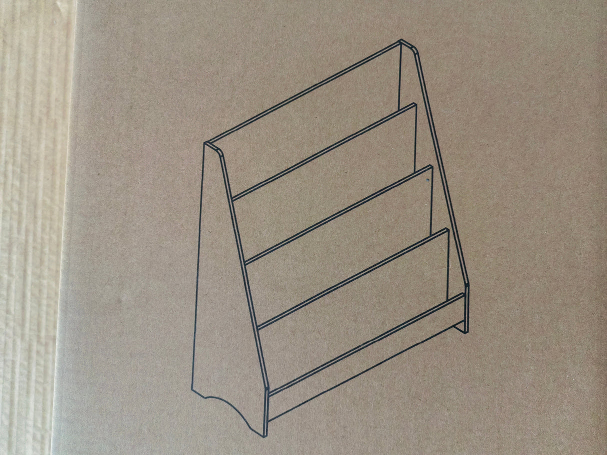 4-Tier Kids Bookshelf
