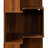 Corner Book Shelf - 5 Tier Corner Bookshelf