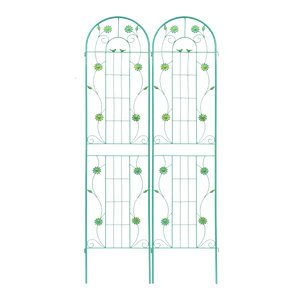 4 Pack Metal Garden Trellis 86.7'' x 19.7'' Rustproof Trellis for Climbing Plants