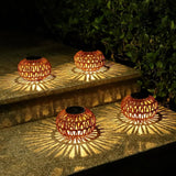 2 Pack Solar Lanterns Outdoor Waterproof Table Lamp Decor
