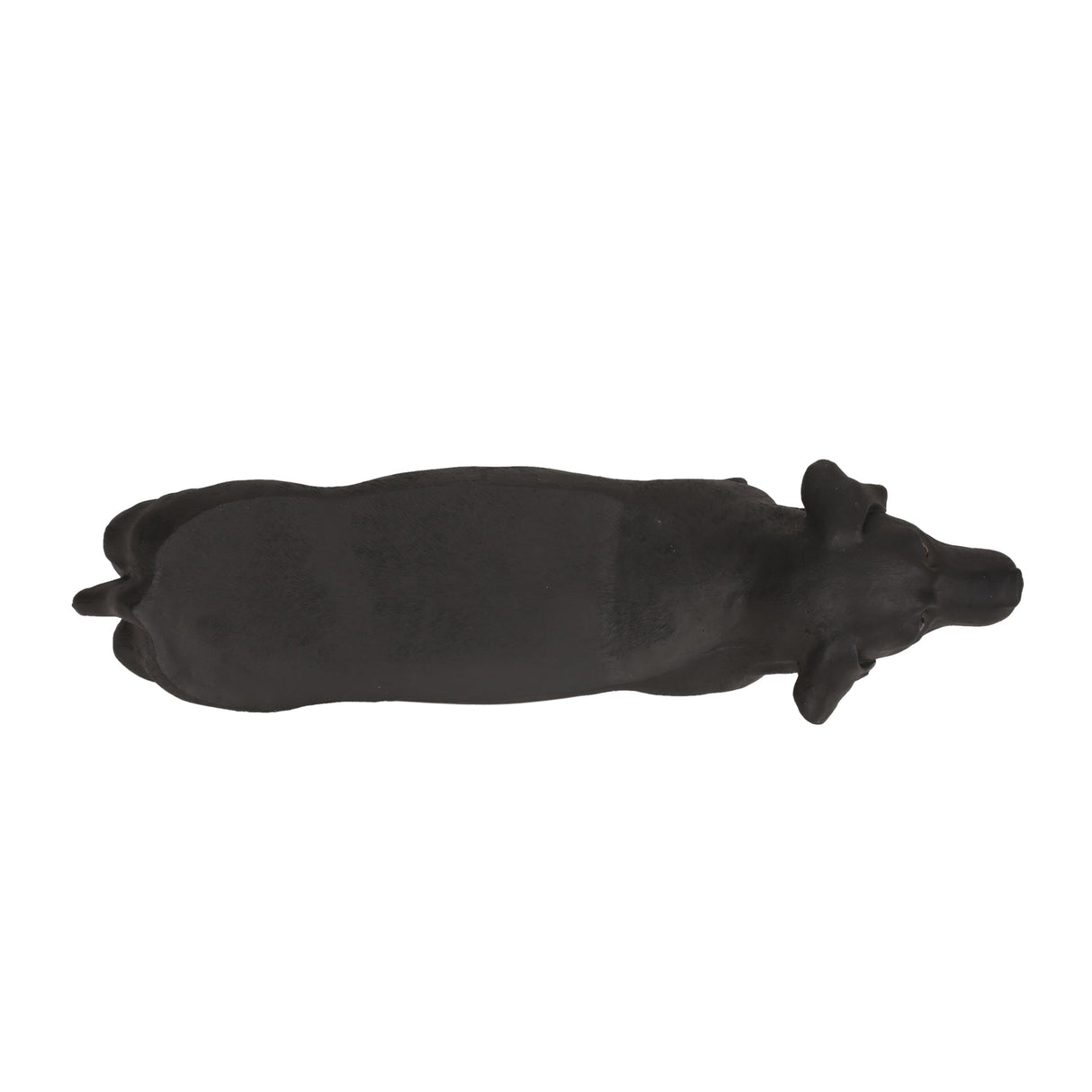 MGO Dog Bench - Outdoor Labrador Design, Matte Black