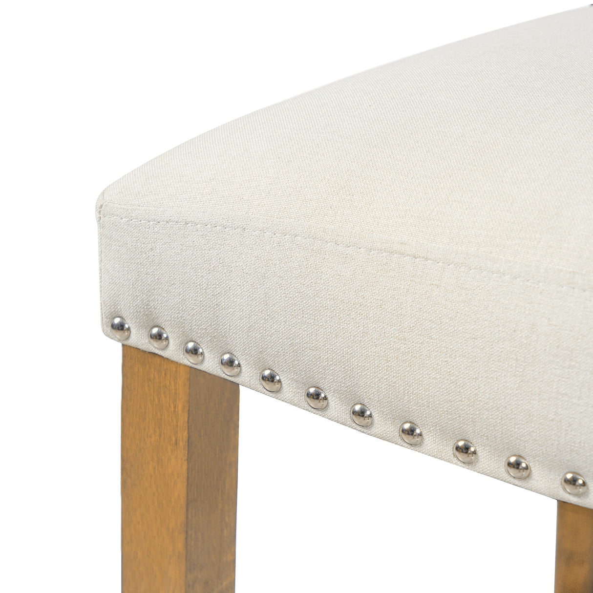 Barstools With Rivet Decoration - Set of 2