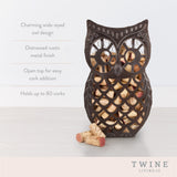 Wise owl cork collector by twine®