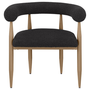 Crofton - Upholstered Dining Arm Chair (Set of 2) - Black
