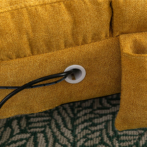 Massage Chaise Lounge Indoor With Remote Control, Ergonomic Electric Massage Lounger