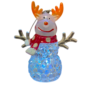 3.75"LED Reindeer Ornament