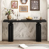 U_STYLE Chic Acacia Veneer Console Table