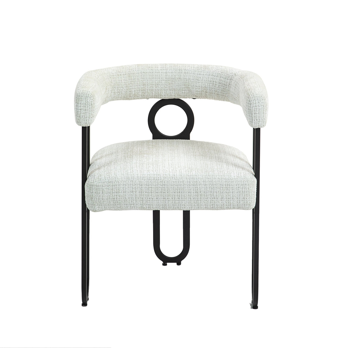 House hold contemporary designed upholstered accent/dining chair/barrel side chairs set of 2