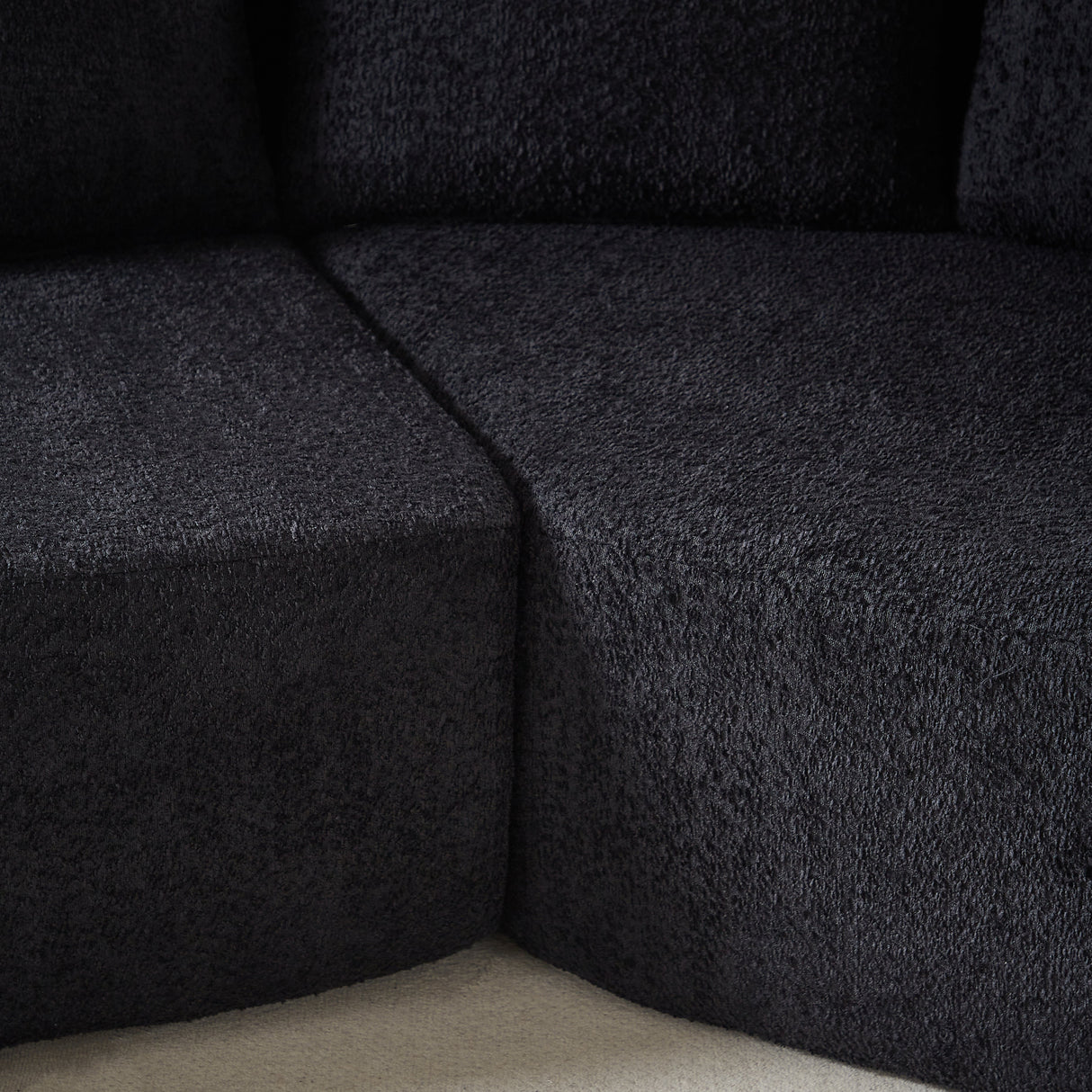 Modular Sofa Set in Chenille Fabric