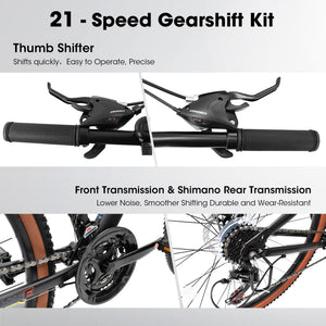 24 Inch Mountain Bike for Teenagers