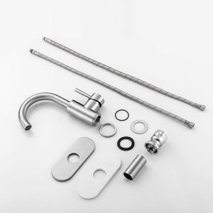 Modern Bathroom Faucet Single Hole Single Handle