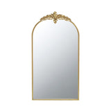 Arched Wall Mirror with Metal Frame