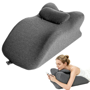 Ergonomic Spinal Posture Support & Multi-Functional Bed Pillow - Grey