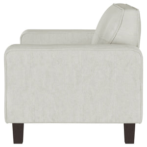 Xana - Track Arm Tufted Loveseat - Greige
