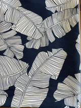 2 Pack Outdoor Throw Pillows, Waterproof & Fade-Resistant (18x18 Inch, Blue Leaf)